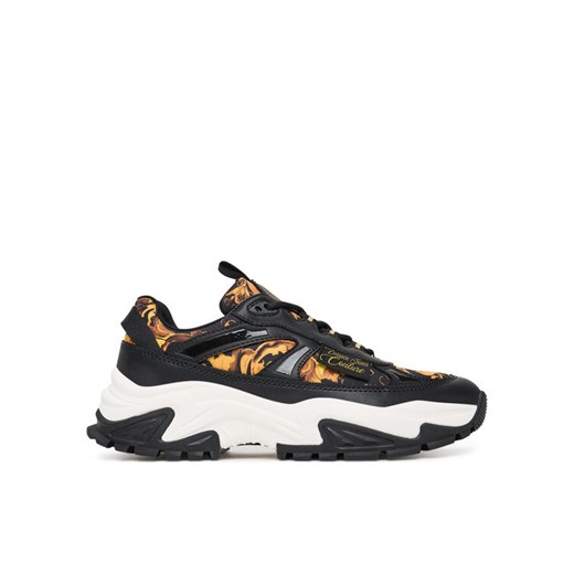 Versace Jeans Couture Sneakersy 79VA3SVG Czarny ze sklepu MODIVO w kategorii Buty sportowe damskie - zdjęcie 186032578