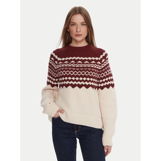Barbour Sweter LKN1684MI11 Écru Regular Fit ze sklepu MODIVO w kategorii Swetry damskie - zdjęcie 186032587