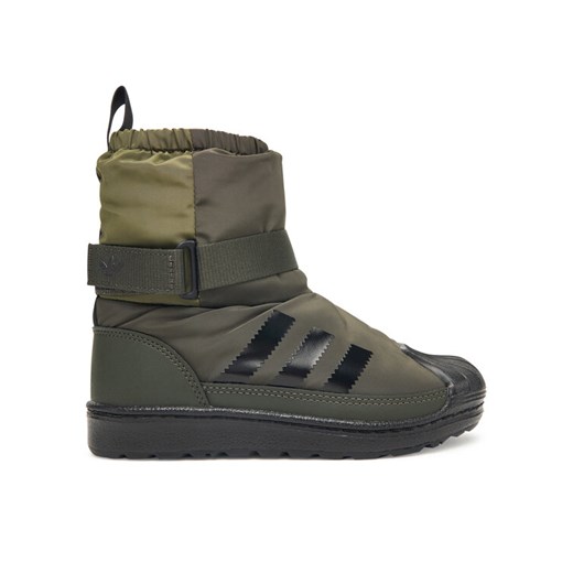 adidas Śniegowce Superstar 360 Winterized Boot JQ7950 Khaki ze sklepu MODIVO w kategorii Buty zimowe dziecięce - zdjęcie 186032619