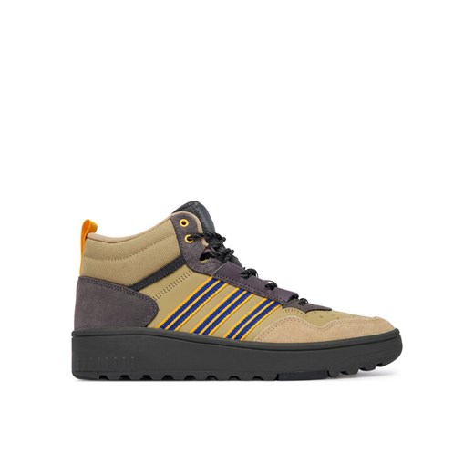 adidas Sneakersy Hoops 4.0 Mid JR6704 Beżowy ze sklepu MODIVO w kategorii Buty sportowe męskie - zdjęcie 186032686