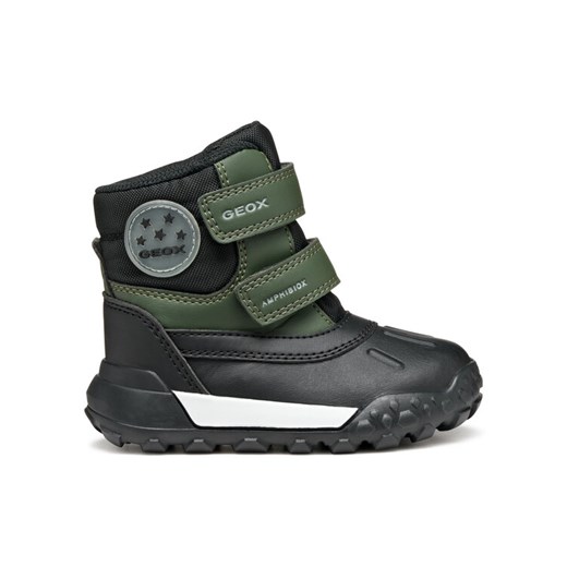 Geox Śniegowce B Trekkyup B Abx B566LC 054FU C0450 M Khaki ze sklepu MODIVO w kategorii Buty zimowe dziecięce - zdjęcie 186032839