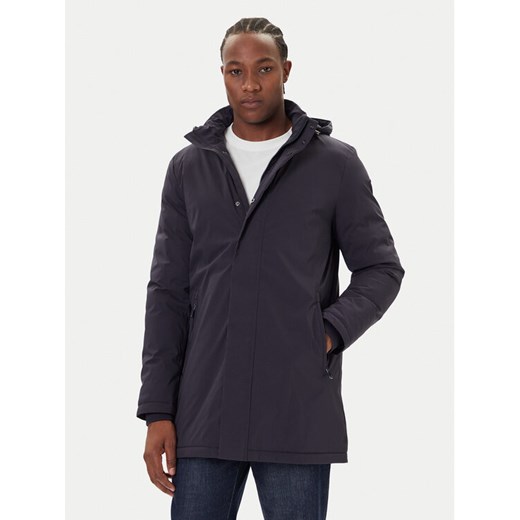 Geox Płaszcz zimowy Aurelio M5625K T3194 F1624 Granatowy Regular Fit ze sklepu MODIVO w kategorii Płaszcze męskie - zdjęcie 186032887