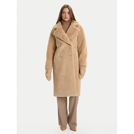 Rinascimento Kożuch CFC0122221003 Beżowy Regular Fit ze sklepu MODIVO w kategorii Kożuchy - zdjęcie 186032918