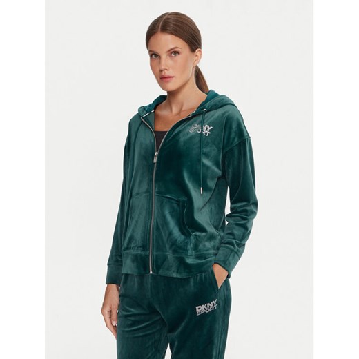 DKNY Sport Bluza DP5J9634 Zielony Regular Fit ze sklepu MODIVO w kategorii Bluzy damskie - zdjęcie 186033017