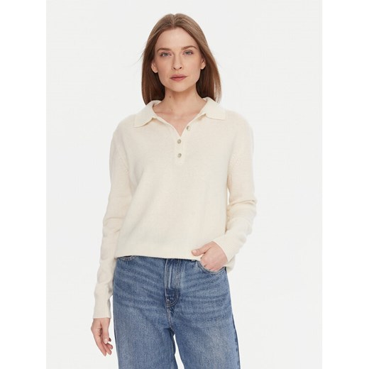 Kontatto Sweter 3M0977C Écru Regular Fit ze sklepu MODIVO w kategorii Swetry damskie - zdjęcie 186033039