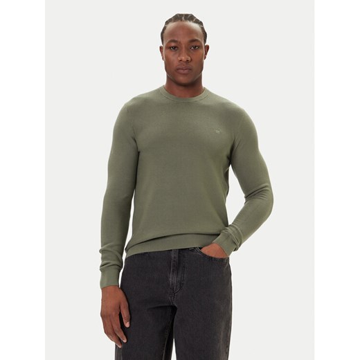 Mustang Sweter Elliot 1016844 Zielony Regular Fit ze sklepu MODIVO w kategorii Swetry męskie - zdjęcie 186033098