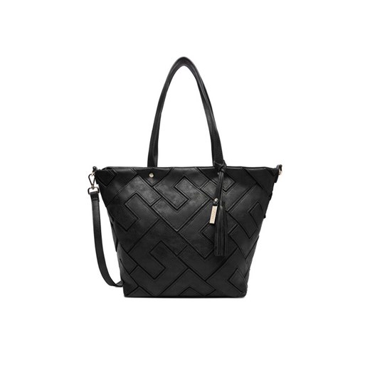 Lasocki Torebka C-MLP-E-025-05 Czarny ze sklepu MODIVO w kategorii Torby Shopper bag - zdjęcie 186033147