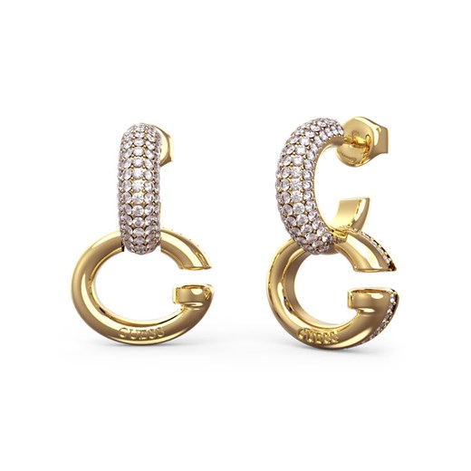 Guess Kolczyki JUBE04 521JW Złoty ze sklepu MODIVO w kategorii Kolczyki - zdjęcie 186033238
