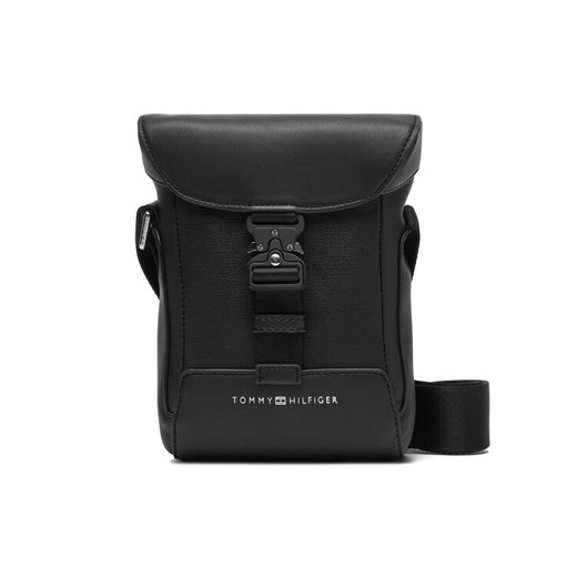 Tommy Hilfiger Saszetka Th Modern Flap Mini Reporter AM0AM13940 Czarny ze sklepu MODIVO w kategorii Torby męskie - zdjęcie 186033255