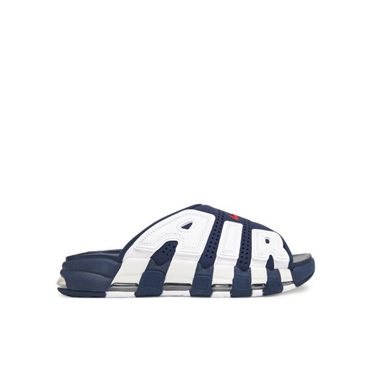 Nike Klapki Air More Uptempo Slide FQ8699 400 Granatowy ze sklepu MODIVO w kategorii Klapki męskie - zdjęcie 186033277