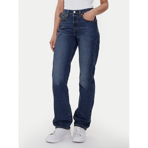 Levi's® Jeansy 501® Curve 0036A-0005 Niebieski Straight Fit ze sklepu MODIVO w kategorii Jeansy damskie - zdjęcie 186033335