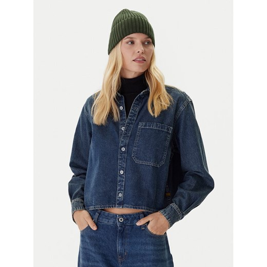 G-Star Raw Koszula jeansowa D26801-D777 Kolorowy Boxy Fit ze sklepu MODIVO w kategorii Koszule damskie - zdjęcie 186033356