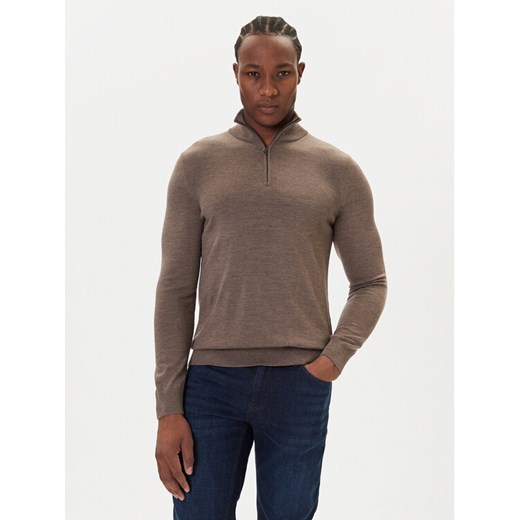 JOOP! Sweter 17 JK-03Dario 30032603 Brązowy Modern Fit ze sklepu MODIVO w kategorii Swetry męskie - zdjęcie 186033396