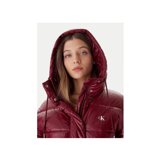 Calvin Klein Jeans Kurtka zimowa LV047D505G Bordowy Relaxed Fit L MODIVO