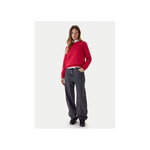 Tommy Jeans Bluza Flag DW0DW19959 Różowy Regular Fit Tommy Jeans XL MODIVO