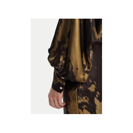 Lola Casademunt by Maite Sukienka koktajlowa MF2516002 Złoty Regular Fit Lola Casademunt By Maite L MODIVO