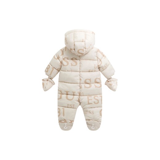 Guess Kombinezon zimowy H5BW00 WCFM0 Écru Regular Fit Guess 12M MODIVO