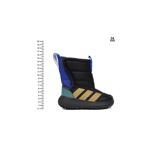 adidas Śniegowce Winterplay JR9268 Czarny 27 MODIVO
