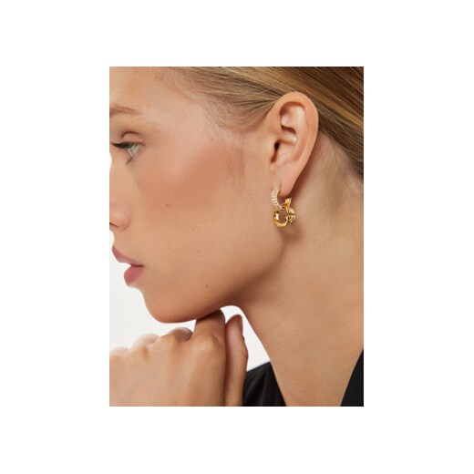 Guess Kolczyki JUBE04 521JW Złoty Guess OS MODIVO