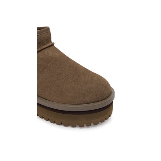 Tommy Jeans Śniegowce Tjw Flatform Snow Boot Suede EN0EN02841 Brązowy Tommy Jeans 36 MODIVO
