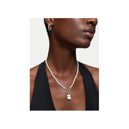 TOUS Wisiorek Bold Bear 1004446200 Biały Tous 00 MODIVO