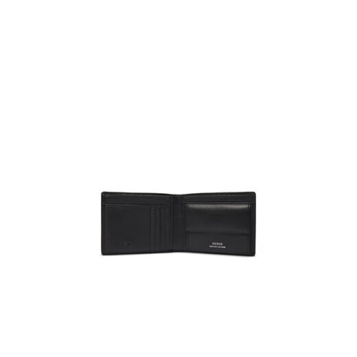 Guess Duży Portfel Męski SMBOMG LEA20 Czarny Guess OS MODIVO