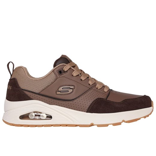 Buty męskie Skechers Uno Retro One 183020BRN - brązowe ze sklepu streetstyle24.pl w kategorii Buty sportowe męskie - zdjęcie 186056625