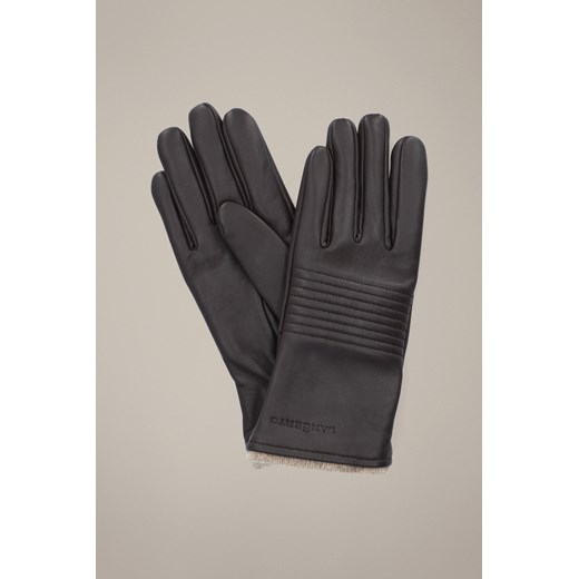 Rękawiczki Damskie Brązowe Skórzane Touch Screen ze sklepu Lancerto S.A. w kategorii Rękawiczki damskie - zdjęcie 186056805