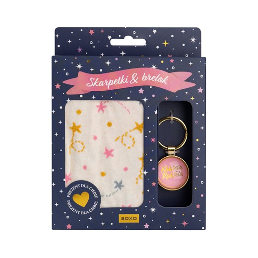 Zestaw skarpetki + brelok Kobieta Rakieta 35–40 Sklep SOXO