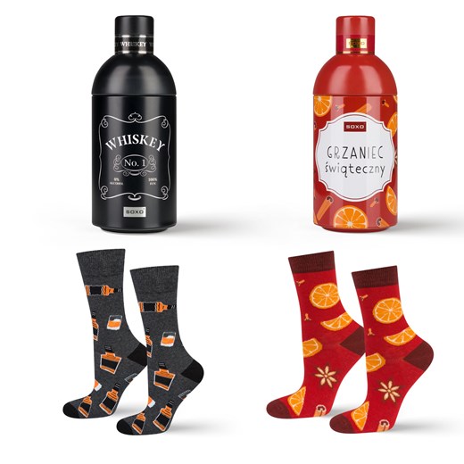 Skarpetki w Butelce Grzaniec i Whiskey 2-pak ze sklepu Sklep SOXO w kategorii Skarpetki damskie - zdjęcie 186056845
