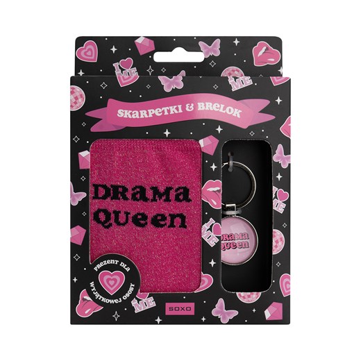 Zestaw skarpetki + brelok Drama Queen 35–40 Sklep SOXO