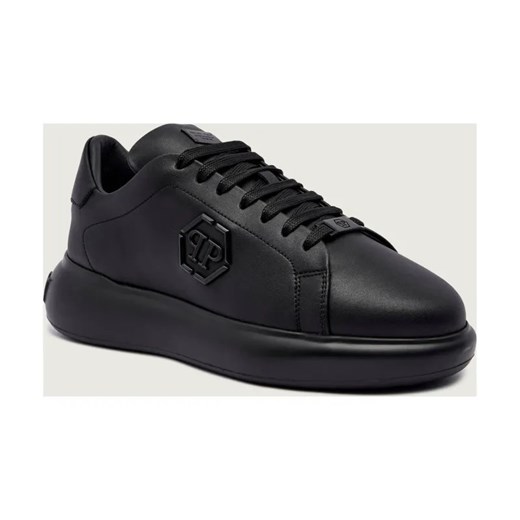 Philipp Plein Skórzane sneakersy New Basic Hexagon ze sklepu Gomez Fashion Store w kategorii Buty sportowe męskie - zdjęcie 186058266
