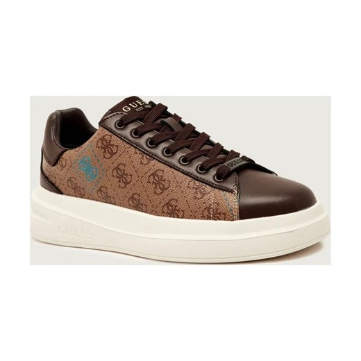 Guess Sneakersy ELBA | z dodatkiem skóry ze sklepu Gomez Fashion Store w kategorii Buty sportowe męskie - zdjęcie 186058308