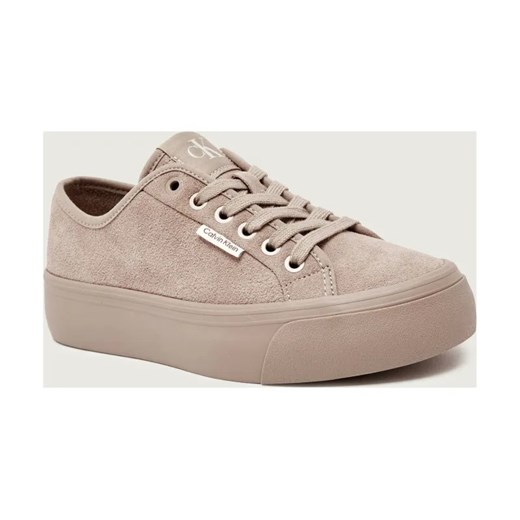 Calvin Klein Skórzane sneakersy Vulc | z dodatkiem wełny ze sklepu Gomez Fashion Store w kategorii Buty sportowe damskie - zdjęcie 186058476