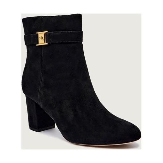 LAUREN RALPH LAUREN Botki na słupku KELLIE | zamsz ze sklepu Gomez Fashion Store w kategorii Botki - zdjęcie 186058525