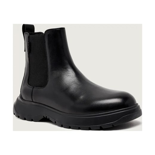 Karl Lagerfeld Skórzane sztyblety MAGNUS ze sklepu Gomez Fashion Store w kategorii Buty zimowe męskie - zdjęcie 186058607