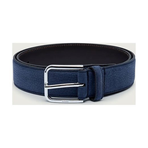 BOSS BLACK Skórzany pasek Madison-B1_NbSt_Sz35 ze sklepu Gomez Fashion Store w kategorii Paski męskie - zdjęcie 186058626