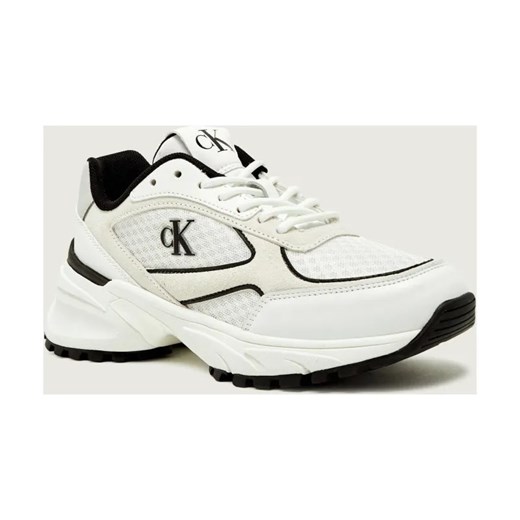 Calvin Klein Skórzane sneakersy HIKE RUNNER MESH MIX MET ze sklepu Gomez Fashion Store w kategorii Buty sportowe damskie - zdjęcie 186058677