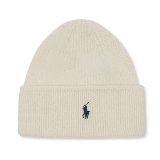 POLO RALPH LAUREN Wełniana czapka PONY ze sklepu Gomez Fashion Store w kategorii Czapki zimowe damskie - zdjęcie 186058699