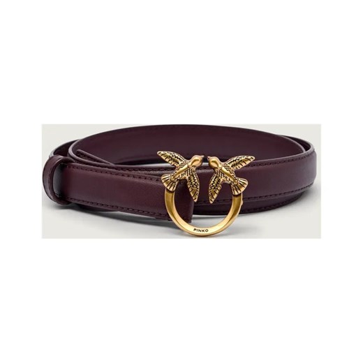 Pinko Skórzany pasek LOVE BERRY ze sklepu Gomez Fashion Store w kategorii Paski damskie - zdjęcie 186058767