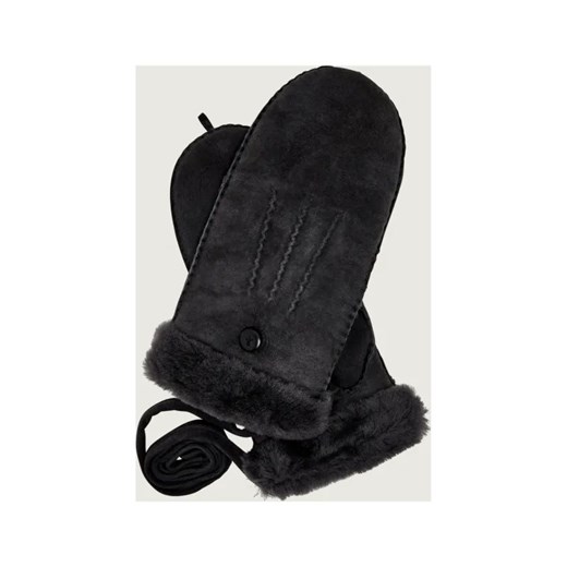 EMU Australia Skórzane rękawiczki Montana Mittens | z dodatkiem wełny ze sklepu Gomez Fashion Store w kategorii Rękawiczki damskie - zdjęcie 186058778