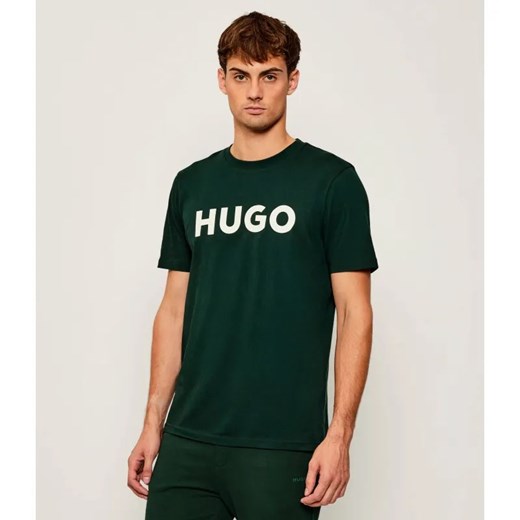 HUGO T-shirt Dulivio | Regular Fit ze sklepu Gomez Fashion Store w kategorii T-shirty męskie - zdjęcie 186059087