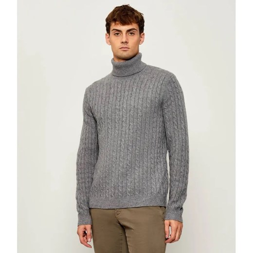 TIGER OF SWEDEN Wełniany golf WILDE | Regular Fit | z dodatkiem kaszmiru ze sklepu Gomez Fashion Store w kategorii Swetry męskie - zdjęcie 186059226