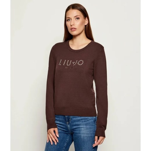 Liu Jo Sport Sweter | Regular Fit ze sklepu Gomez Fashion Store w kategorii Swetry damskie - zdjęcie 186059266