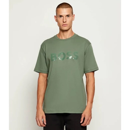 BOSS GREEN T-shirt Mirror Iconic | Regular Fit ze sklepu Gomez Fashion Store w kategorii T-shirty męskie - zdjęcie 186059287
