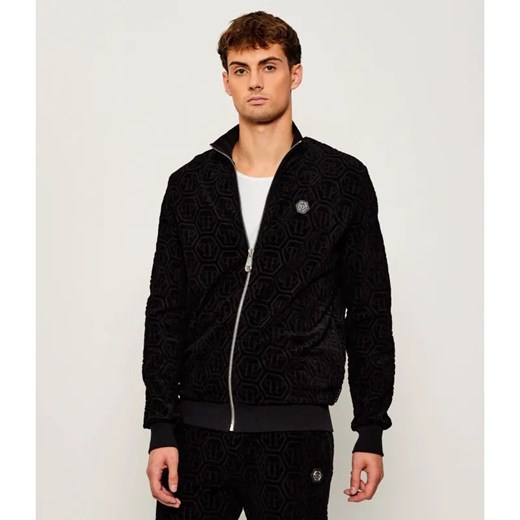 Philipp Plein Bluza Monogram | Regular Fit ze sklepu Gomez Fashion Store w kategorii Bluzy męskie - zdjęcie 186059336