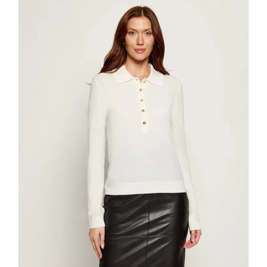 Elisabetta Franchi Wełniany sweter | Regular Fit | z dodatkiem kaszmiru ze sklepu Gomez Fashion Store w kategorii Swetry damskie - zdjęcie 186059366
