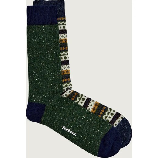 Barbour Wełniane skarpety 2-pack Fair Isle | z dodatkiem jedwabiu - id: UR255M000061066 - marki Barbour - 186059389 Barbour Wełniane skarpety 2-pack Fair Isle | z dodatkiem jedwabiu ze sklepu Gomez Fashion Store w kategorii Skarpetki męskie - zdjęcie 186059389