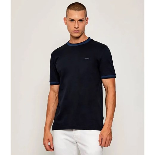 BOSS BLACK T-shirt H-Tessler 200 | Slim Fit | mercerised ze sklepu Gomez Fashion Store w kategorii T-shirty męskie - zdjęcie 186059465