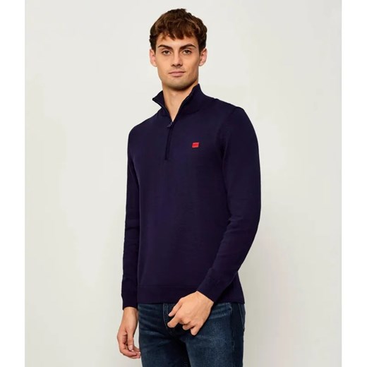 HUGO Sweter San Quintus-C | Regular Fit ze sklepu Gomez Fashion Store w kategorii Swetry męskie - zdjęcie 186059486